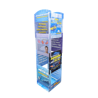 Methamphetamine Prevention Info Display Tower
