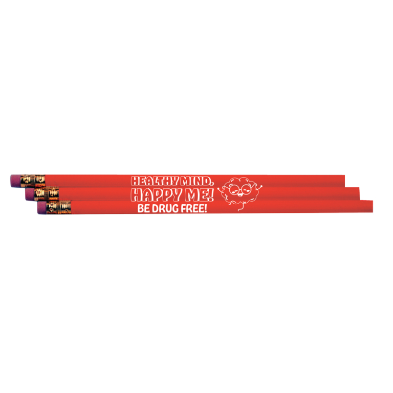 red ribbon week 2023 pencils