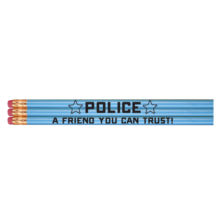 Police A Friend You Can Trust Pencils