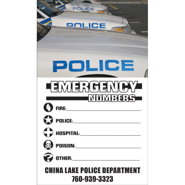custom emergency phone numbers contact magnets
