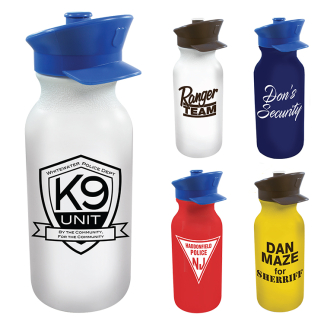 Custom Police Hat Sports Bottles