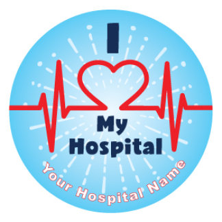 i love my hospital stickers