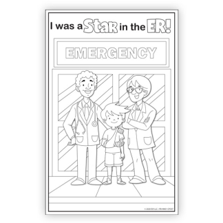 emergency room coloring posters