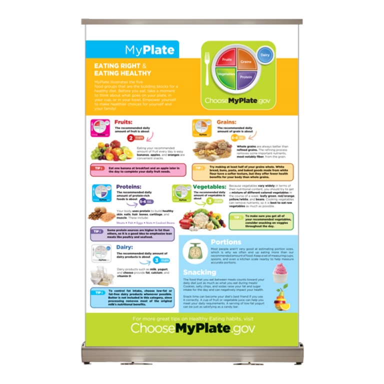 My Plate Nutrition Display