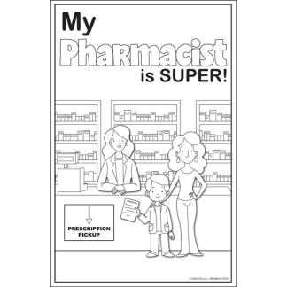 pharmacist coloring posters