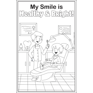 dentist coloring posters