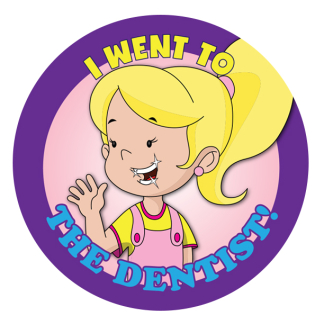 dentist girl stickers