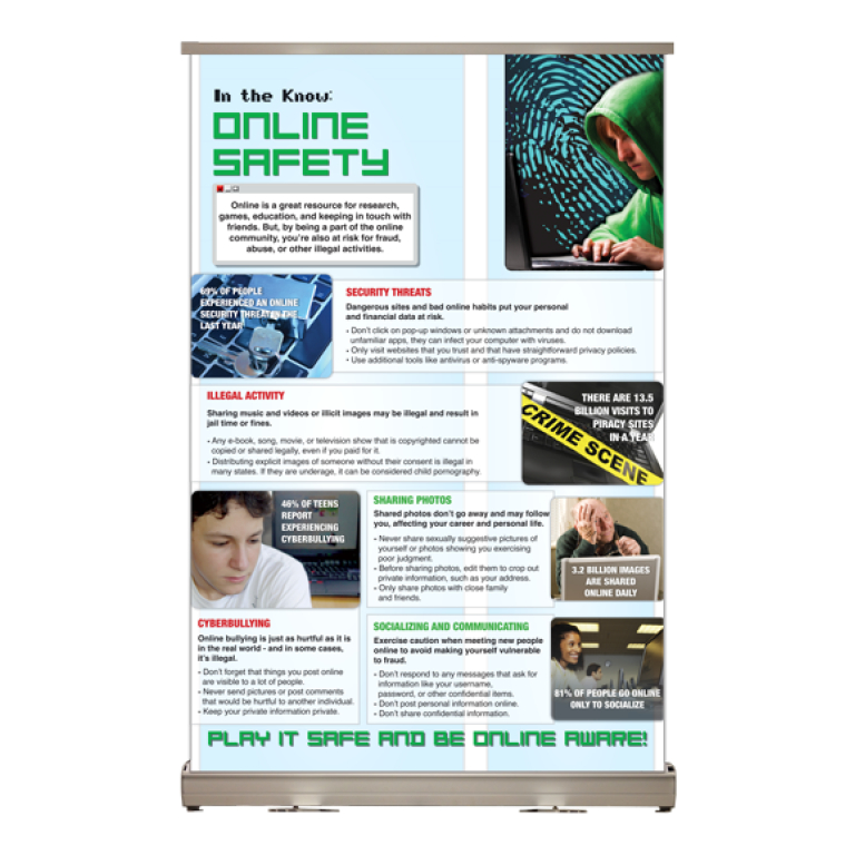 Internet Online Safety Tabletop Display