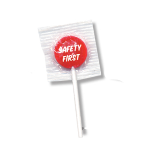 safety first lollipops
