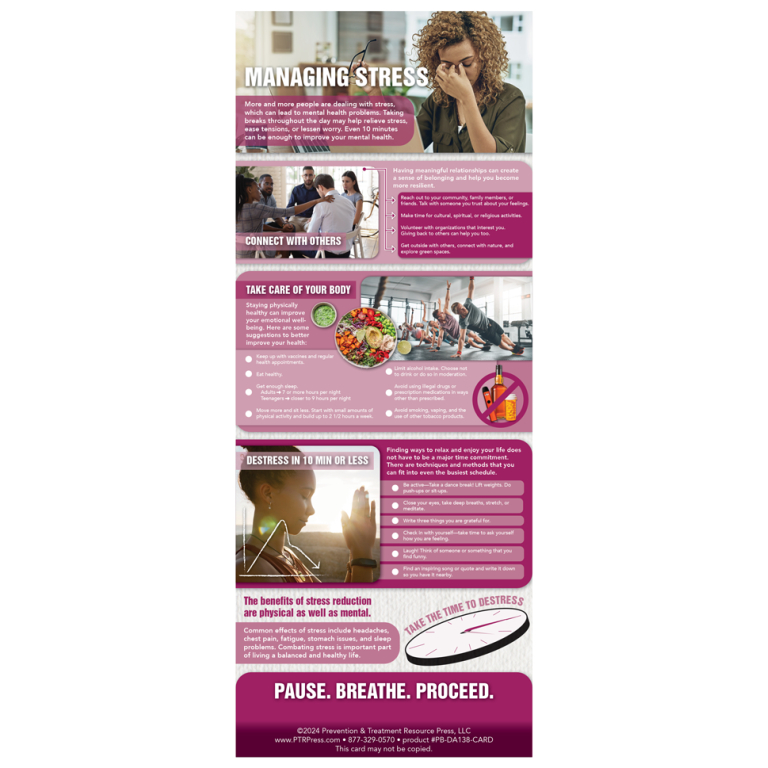 Managing Stress Cards