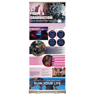 Prom and Graduation Retractable Display
