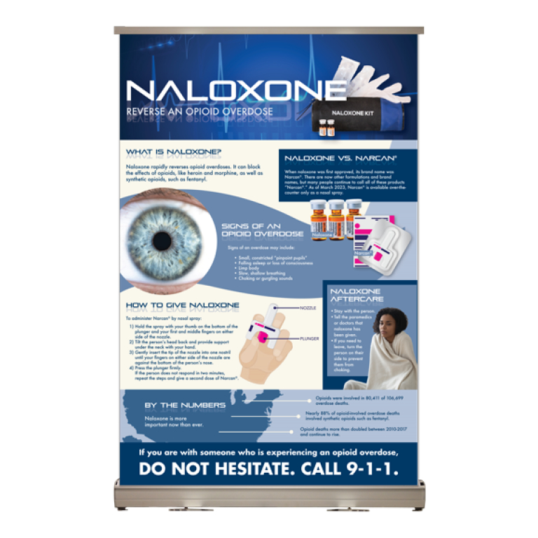 Naloxone Tabletop Display
