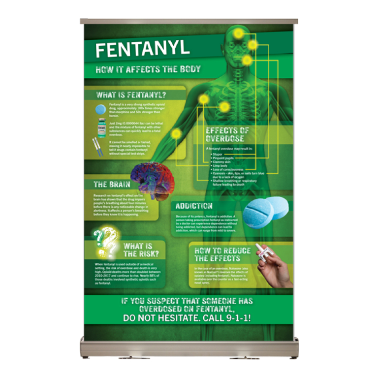 How Fentanyl Affects the Body Tabletop Display