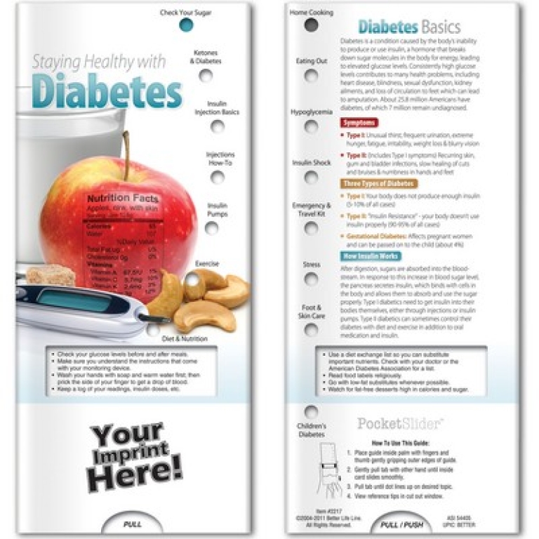 Diabetes Management Brochure Sliders