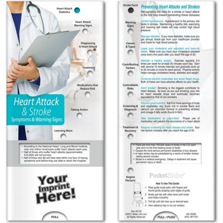 Heart Attack and Stroke Brochure Sliders