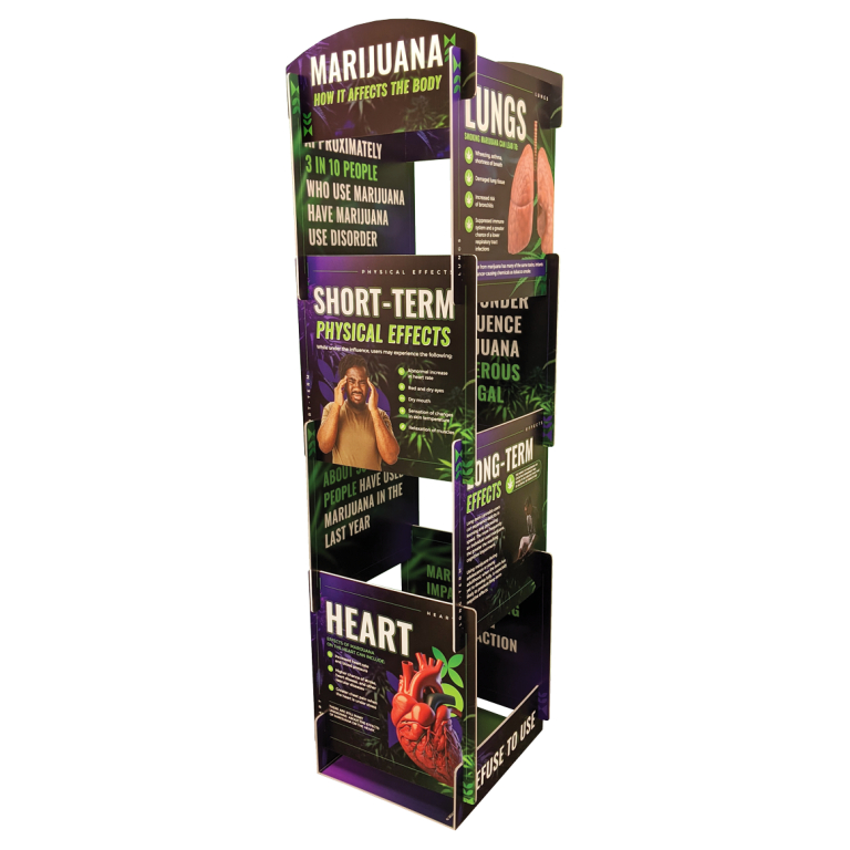 Marijuana Effects on the Body Info Tower Display