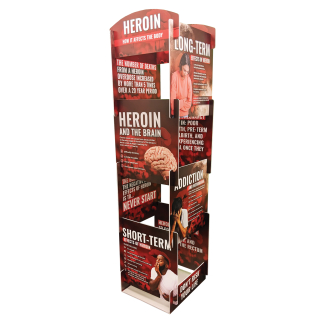 Heroin Affects the Body Display Tower