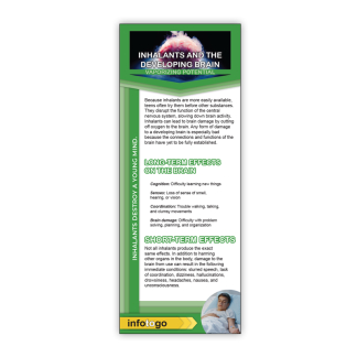 Inhalants and the Brain Rack Cards