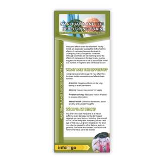 Marijuana and the Brain Rack Card