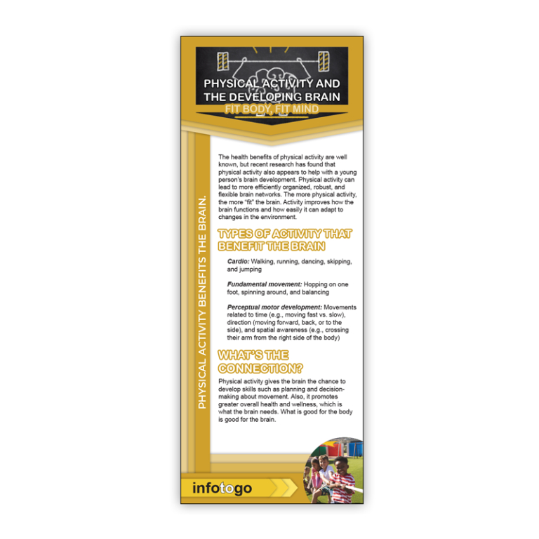 Physical Activity and the Developing Brain Rack Cards