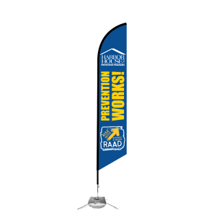 Custom Razor Sail Feather Flag