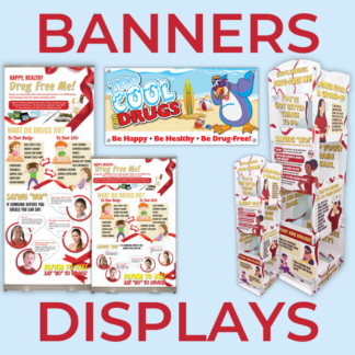 Red Ribbon Banners & Displays