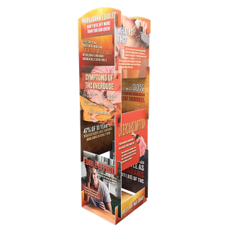 Marijuana Edibles Tabletop Tower Display