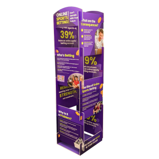 Online Sports Betting Tabletop Info Tower Display