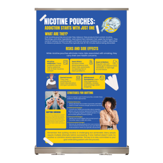 Nicotine Pouches Facts Tabletop Display