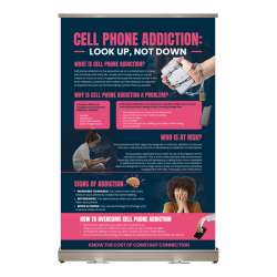 Cell Phone Addiction Tabletop Display